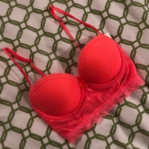 Gilly Hicks Push-up Bustier Bra Top 32C